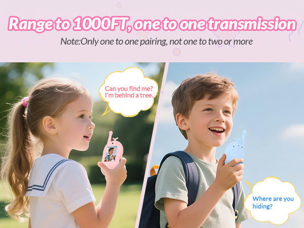 walkie talkies long range kids