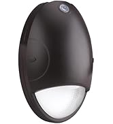 dephen 15W LED Emergency Wall Pack Light with Battery Backup and Photocell, Dusk to Dawn WallPack...