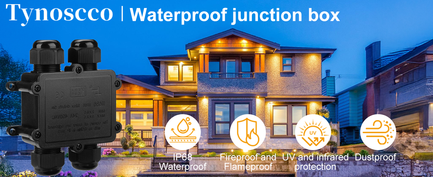 Waterproof Junction Box 4way IP68