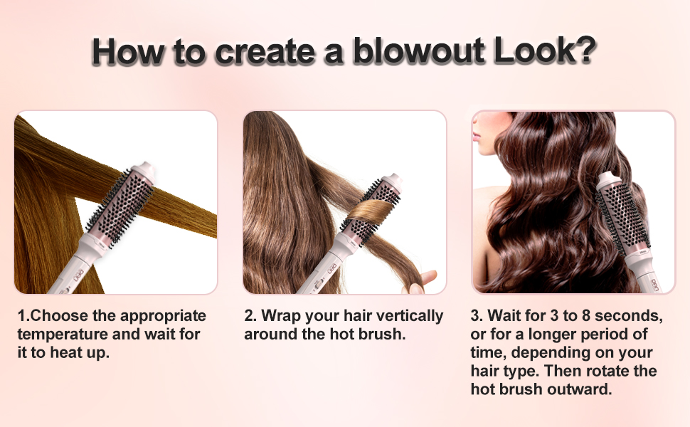 heated brush,thermal round brush,hot round brush