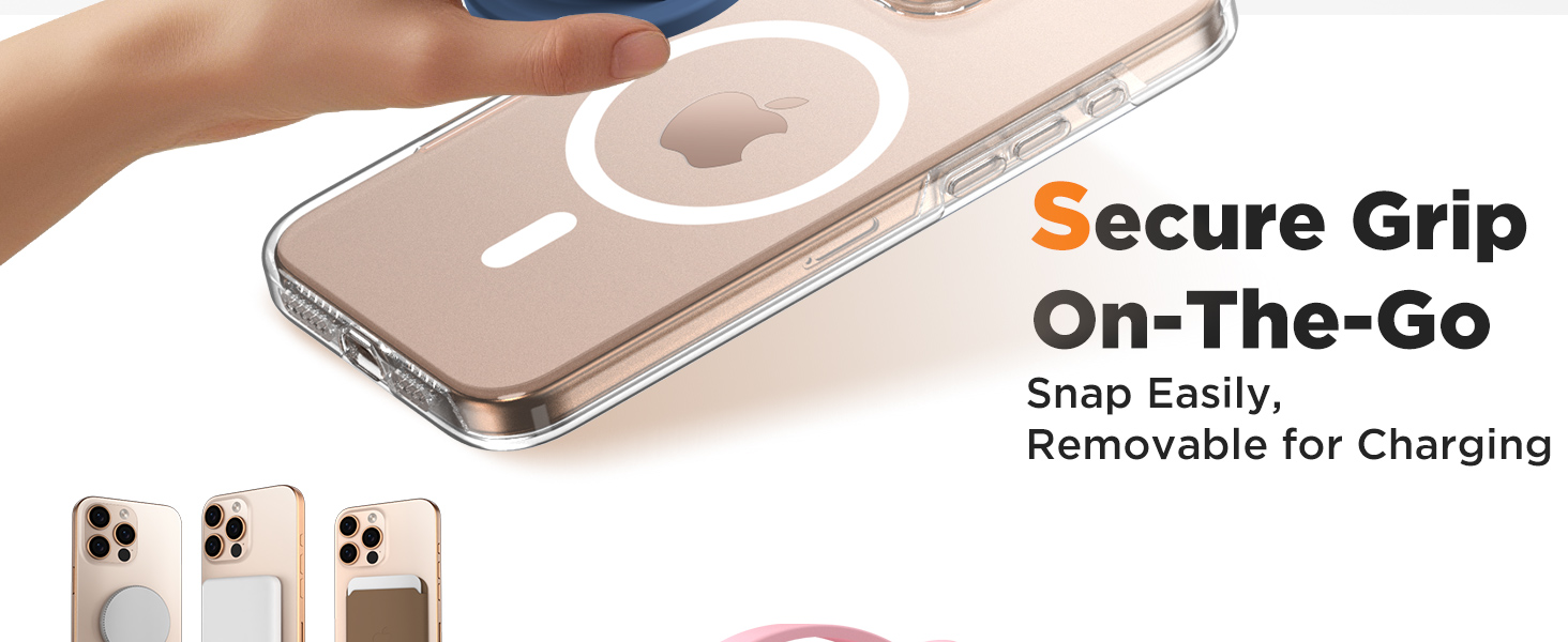 magnetic pop socket for iphone, best magnetic phone grip, brown finger loop, casely ring