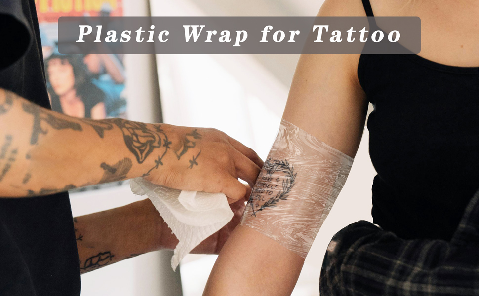 Clear Tattoo Plastic Wrap Film with Handle