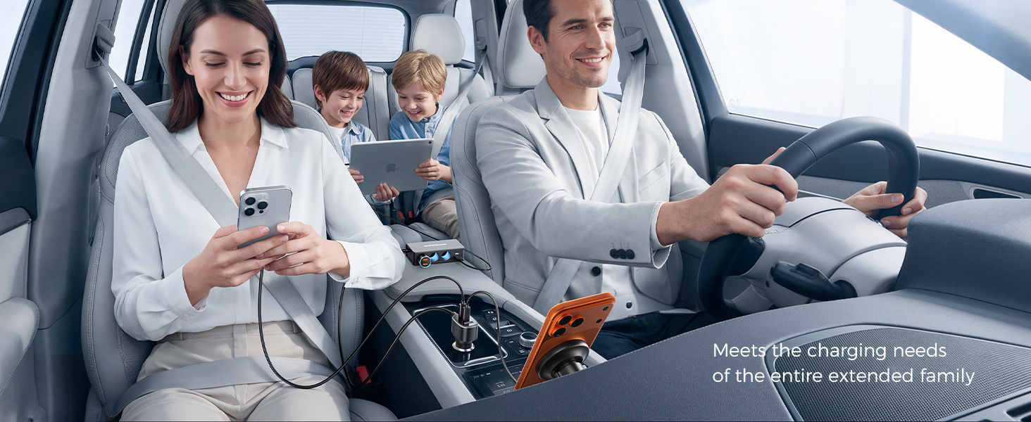 Meets the charging needs of the entire extended family