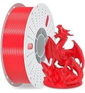 PINBALL PETG 3D Printer Filament Red, Neatly Wound PETG Filament 1.75mm, Accuracy +/- 0.02 mm, 1k...
