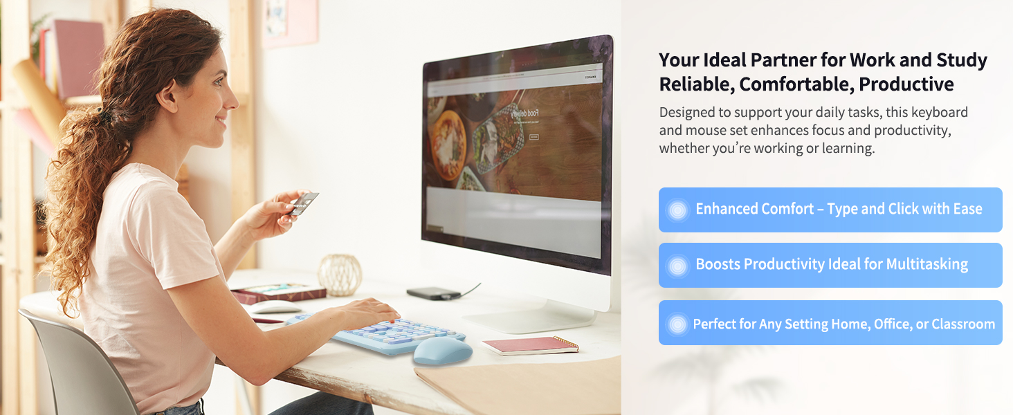  modern keyboard and mouse combo