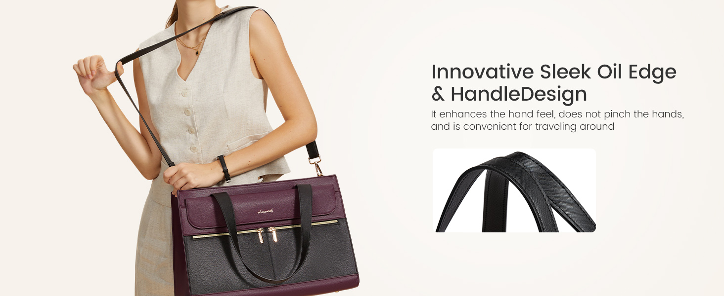 Soft and sturdy straps designed for comfortable carrying even when the bag is fully packed