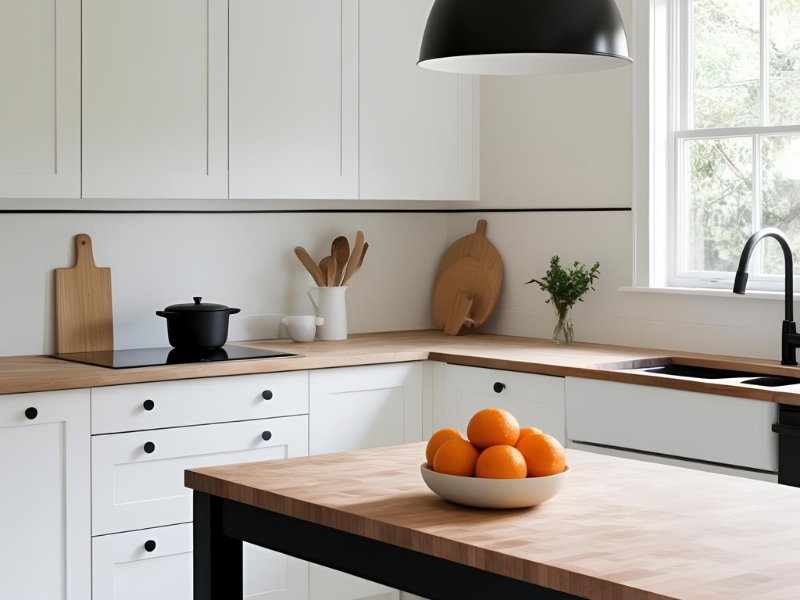 Butcher block countertop