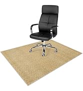 Anidaroel Office Chair Mat for Hardwood Floor &amp; Tile, 48"x60" Desk Chair Mat for Hard Floors, Und...