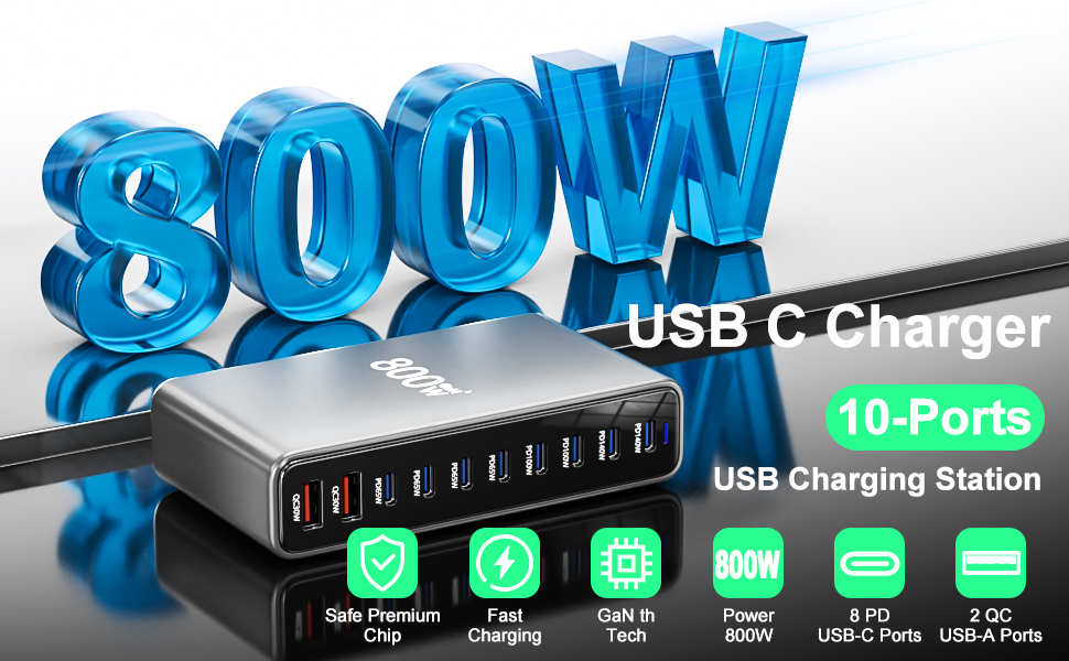 usb c charger station