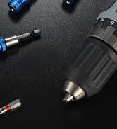 WORKPRO Drill Bit Extension, 12" Magnetic Drill Screwdriver Bit Holder Extender with Aluminum Sle...