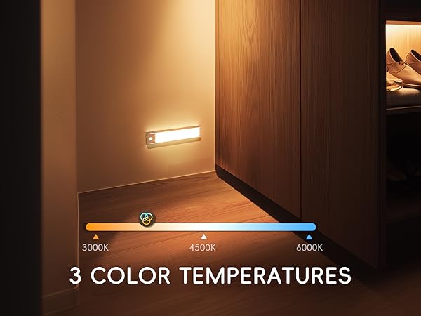 3 color temperatures