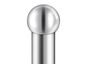DAWNER Round Head Design Brushed Nickel Paper Towel Holder;Paper Towel Holder Brushed Nickel