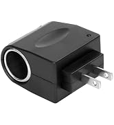 YTFRL Universal AC to DC Converter, DC 12V 500mA Car Cigarette Lighter Socket Adapter Vehicle Pow...