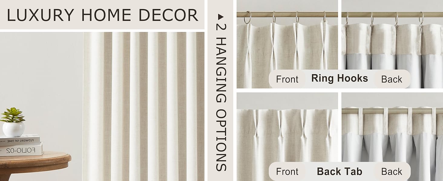 curtains with hooks