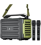 WinBridge Professional All-in-One Portable PA System: Outdoor Karaoke Machine, 200W Waterproof Bl...