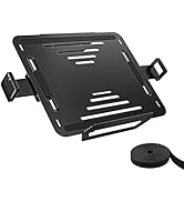monTEK Adjustable Laptop Tray for Monitor Arm & Stand, Universal VESA Mount Laptop Holder 12?–18?...