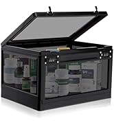 chefeggukk Clear Medicine Lock Box, Lockable Storage Box, Medication Lockable Container, Locking ...