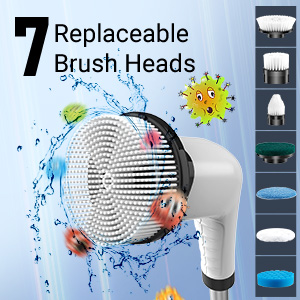 Cordless Bathroom Shower Scrubber