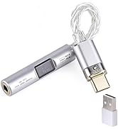 NK1 MAX USB C to 3.5mm Female Headphone Jack Adapter, Hi-Res 32bit/384KHz USBC to Aux Audiophile ...