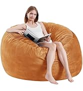 ILPEOD Bean Bag Chairs for Adults - Memory Foam Furniture BeanBag Chair - Kids/Teens Sofa with So...