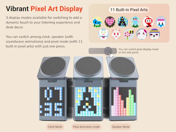 Vibrant Pixel Art Display