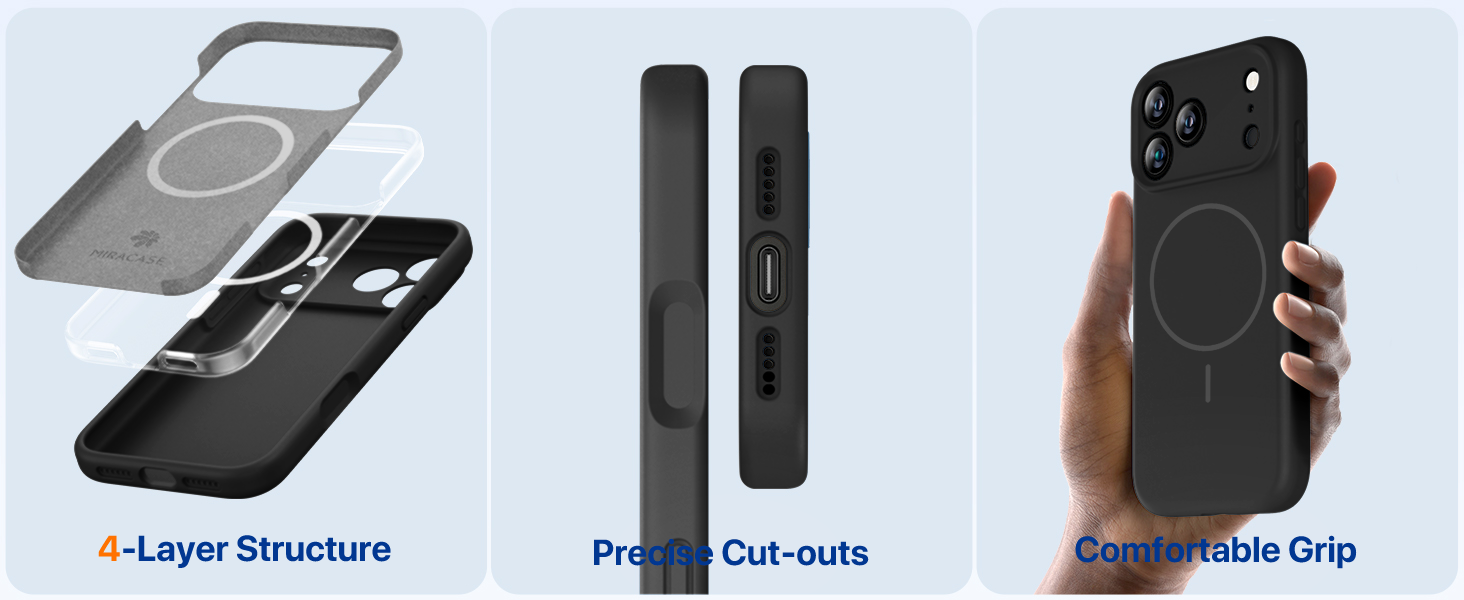 iPhone 17 Pro Max Case Silicone Magnetic