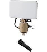 ELECOM NESTOUT Outdoor Camping LED Panel Flashlight w/Mini Tripod, Dimmable USB Powered LED Light...