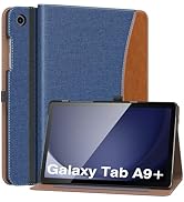 MoKo Case for Samsung Galaxy Tab A9 Plus 11" 2023 (SM-X210/SM-X216/SM-X218), PU Leather Multi-Ang...