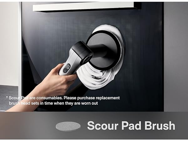 scour pad brush