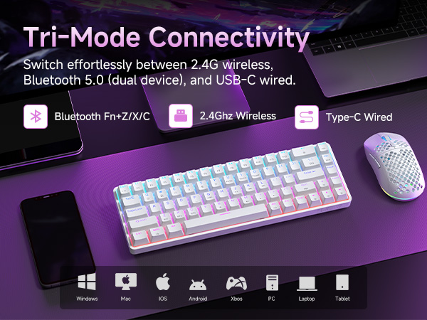 60% wireless mechanical keyboard