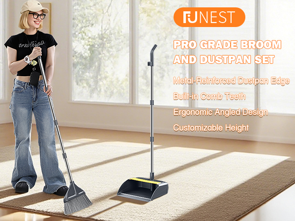 broom and dustpan set