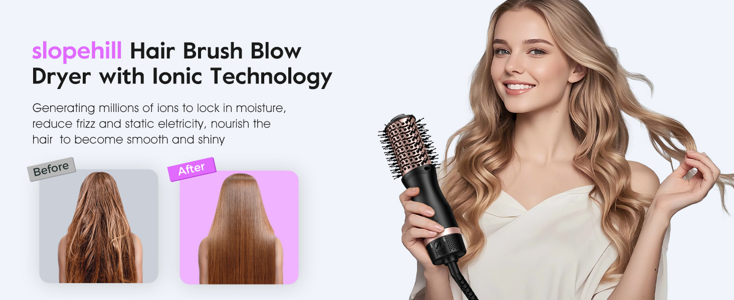 blow dryer brush cepillo secador de cabello hair thermal blowout round brushes for women
