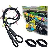 Duck Holder for Jeep,Paracord Duck Holder for Jeep Wrangler,Hold 32 Rubber Ducks,Rubber Ducks Mou...