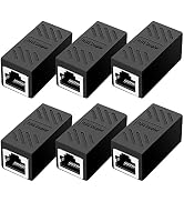RJ45 Coupler, Ethernet Inline Coupler, Cat5 Adapter, Extended Network Cable Compatible Cat5 / Cat...