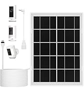 7W Solar Panel for Ring,Solar Charger for Stick Up Cam, Stick Up Cam Pro, Spotlight Cam Plus/Pro ...