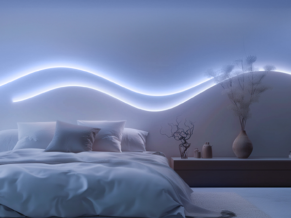 cool white neon rope light
