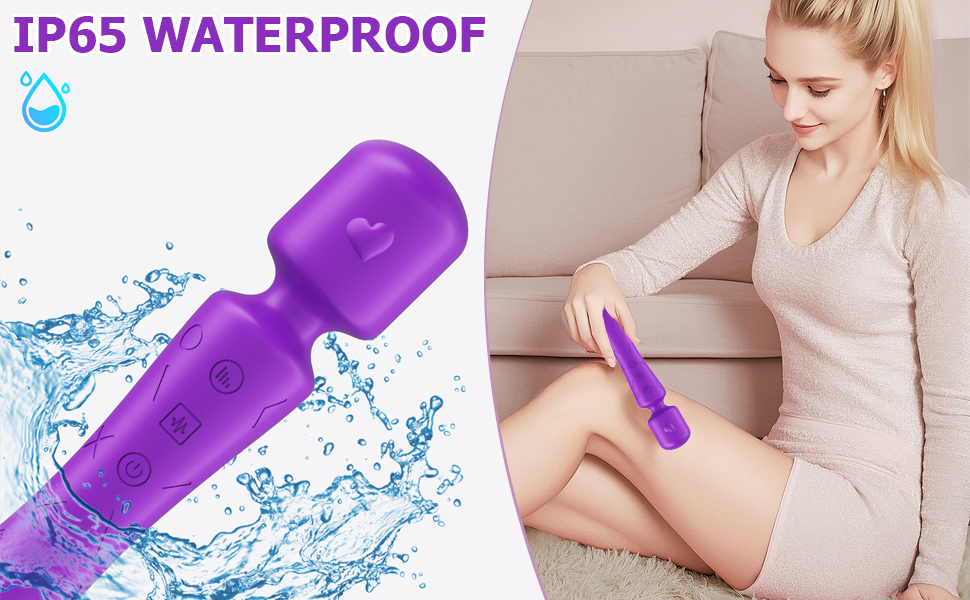 Amoreaux Handheld Massager for Back Muscle Relief– Waterproof