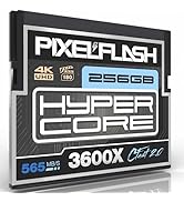 PixelFlash 256GB CFast 2.0 Card 3600X HyperCore 570MB/s SATA3 VPG180, CFast Card for DSLR Cinemat...