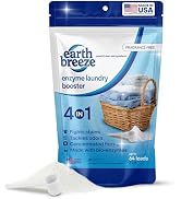 Earth Breeze Enzyme Laundry Booster Powder 2lbs (64 Loads) | Powerful 4-in-1 Bio-Enzyme Formula D...