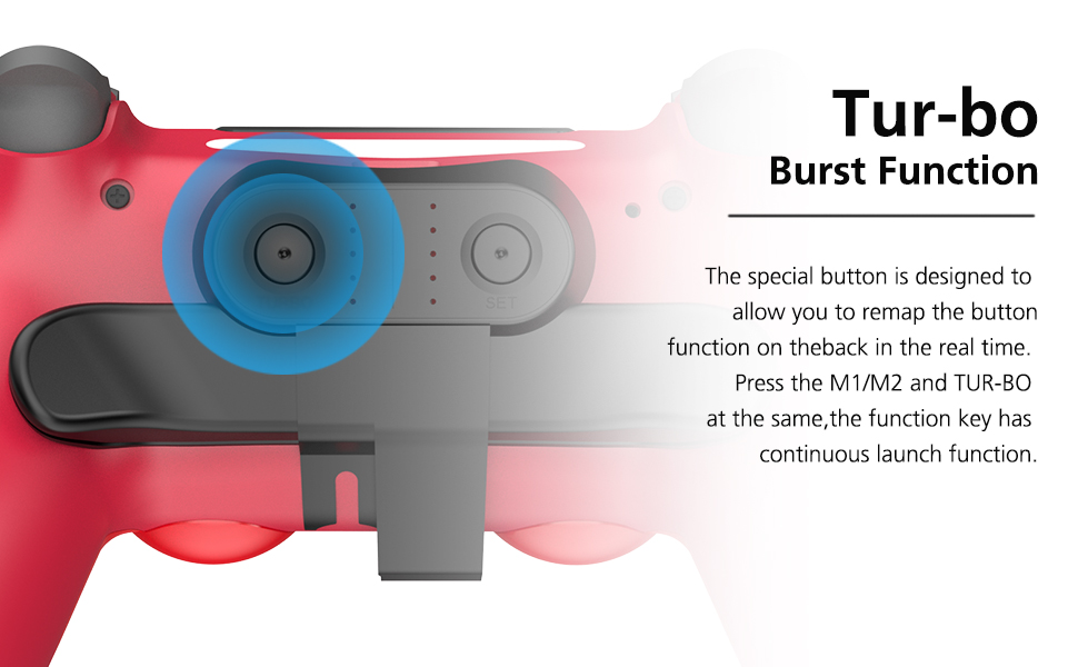 Back attachment for PS4 controller