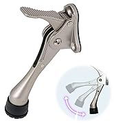 One Touch Kickdown Door Stopper, Door Holder, Heavy Duty Door Stops, Bottom of Door, Height-Adjus...