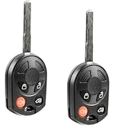 2x Fits Keyless Entry Remote Car Key Fob 4btn Van For Ford Transit (OUCD6000022)