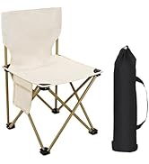 Folding Camping Chair, Portable Outdoor Backpacking Chair for Fishing, Hiking, Picnic, Camping, B...
