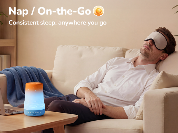 this baby sound machine is designed to support healthy sleep rhythms throughout the day