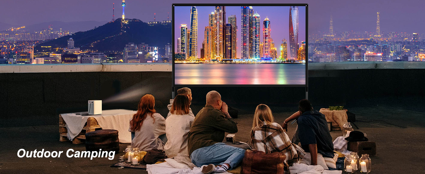 indoor outdoor rear projection projector screen motorized projector screen with remote