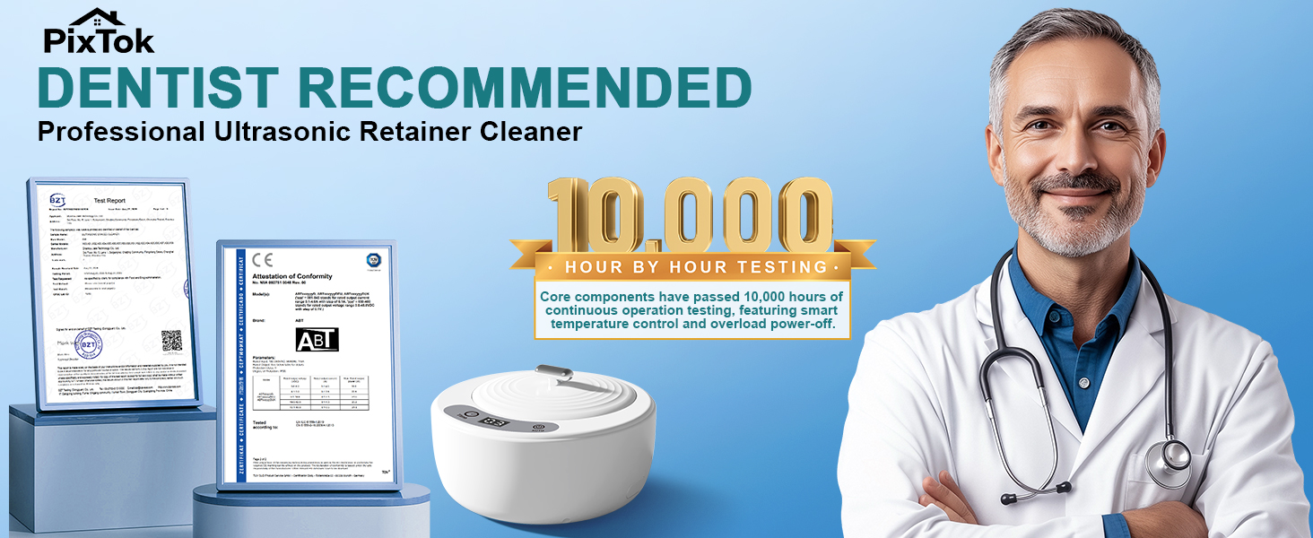 retainer cleaner,dental pod