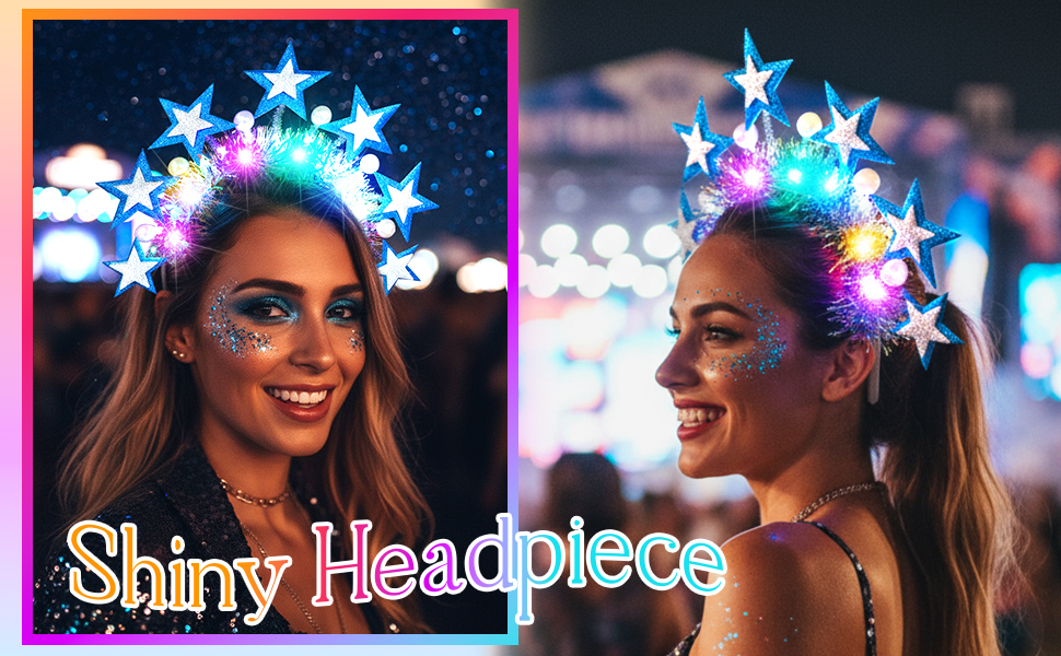 light up christmas headband