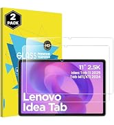 MoKo 2 Pack Screen Protector for Lenovo Idea Tab 11" 2025/Tab M11, Tempered Glass Film, HD Clear,...