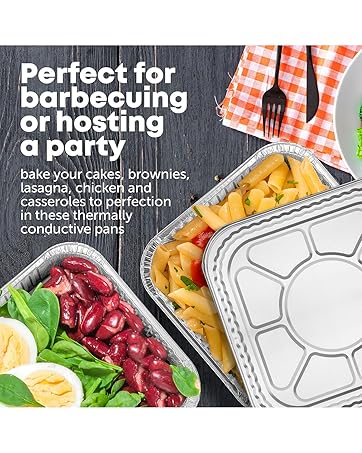 8x8 Disposable Aluminum Pans