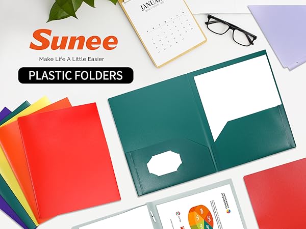 plastic folders